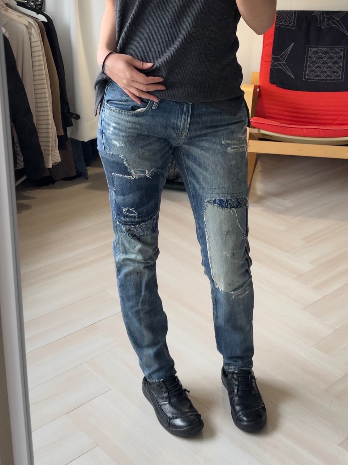 [POLO BY RALPH LAUREN] patch denim pants 상품이미지1