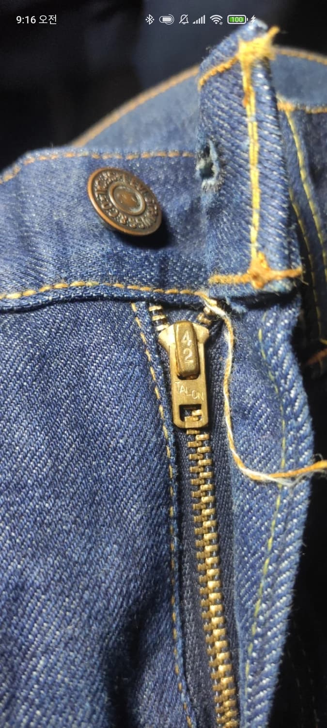 60s 리바이스 셀비지 빅E 26인치 상품이미지5