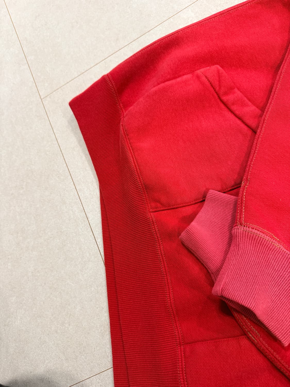 3) 아프레쎄 26SS 세일러 후드 레드 상품이미지4