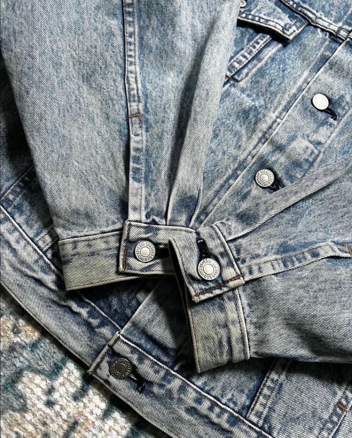 80's levis trucker 3세대 트러커 오렌지탭 상품이미지4