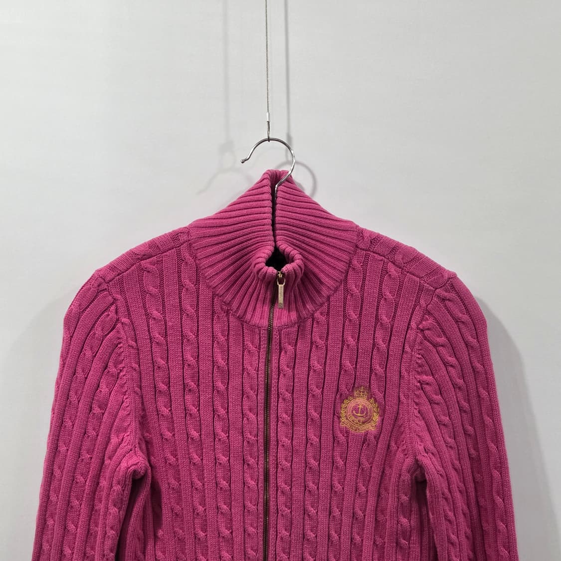 로렌랄프로렌 우먼 케이블 니트 집업 S  상품이미지2