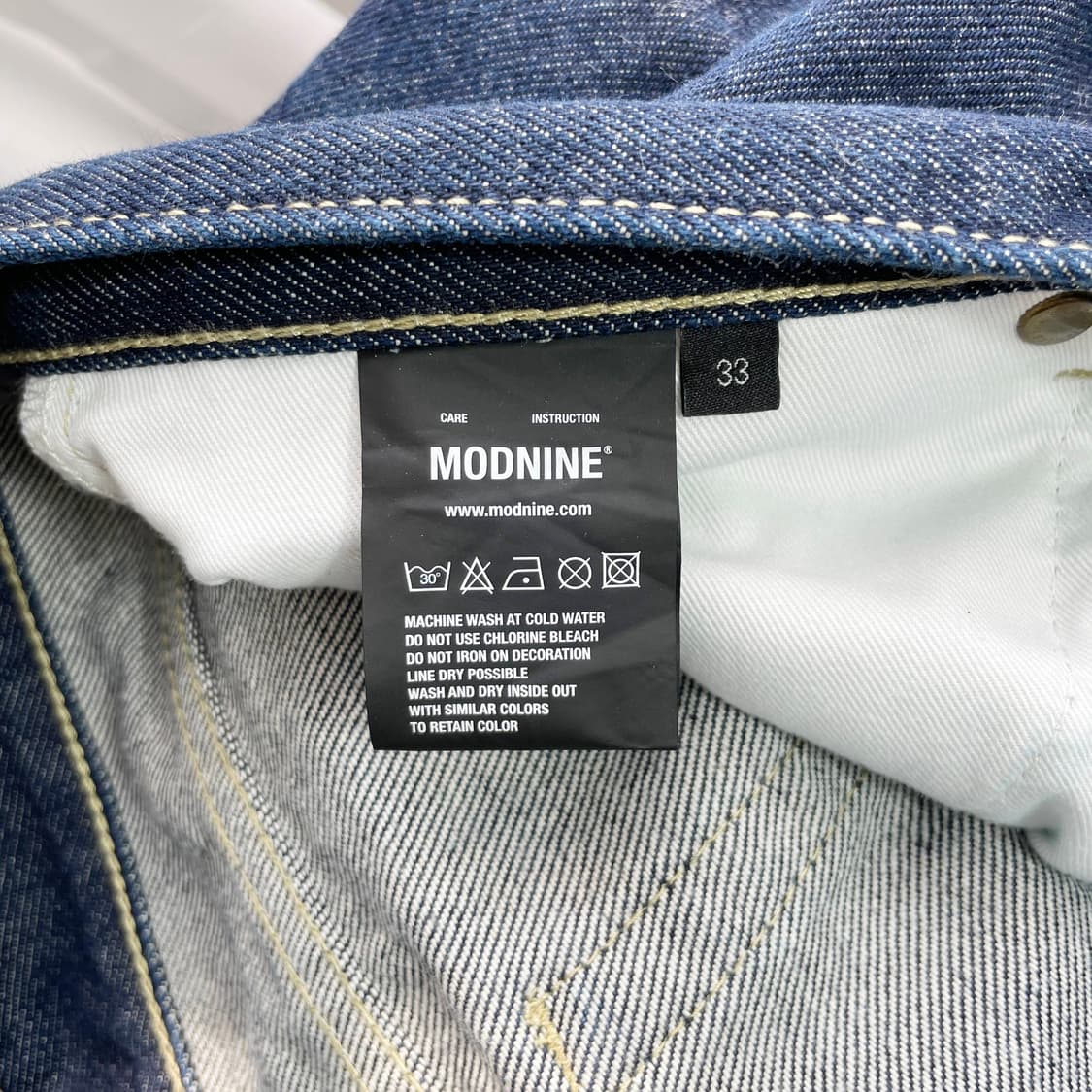 A1 모드나인(MODNINE) 데님 팬츠 34사이즈 상품이미지6