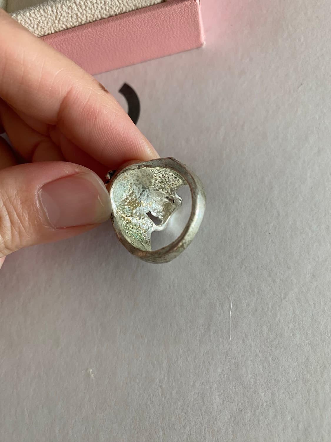 빈티지 해골 스컬 반지 상품이미지4