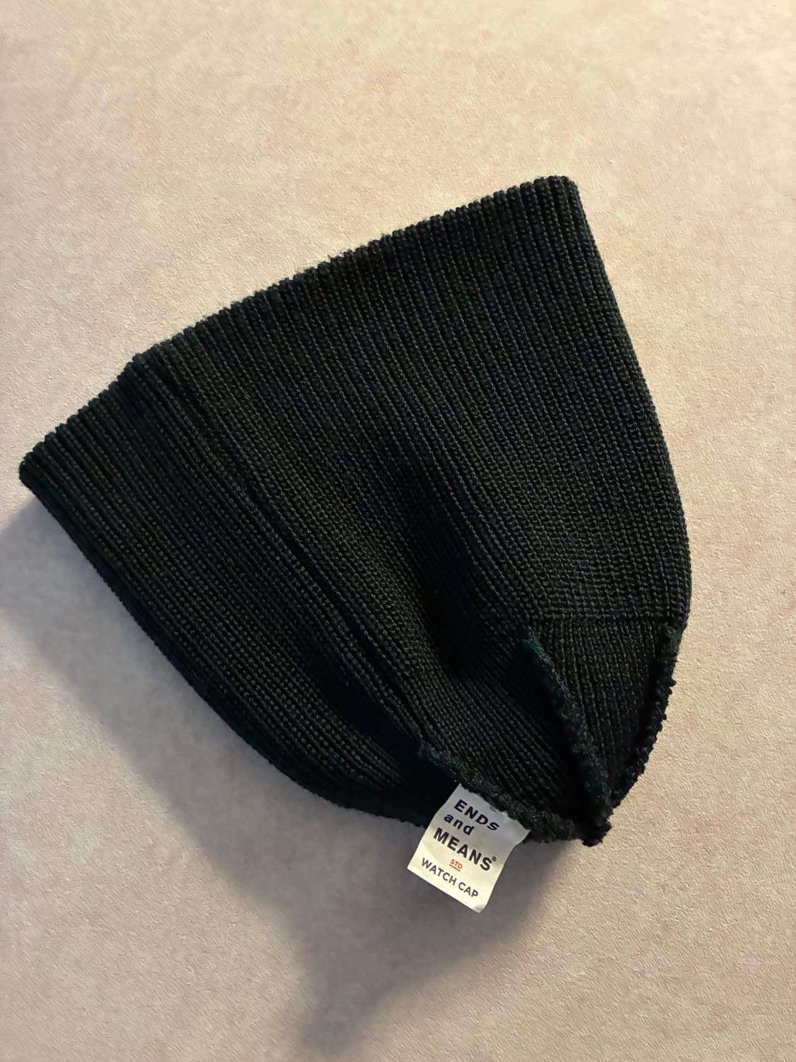 엔즈앤드민즈 숏 와치캡 seaweed컬러 비니 판매 상품이미지6