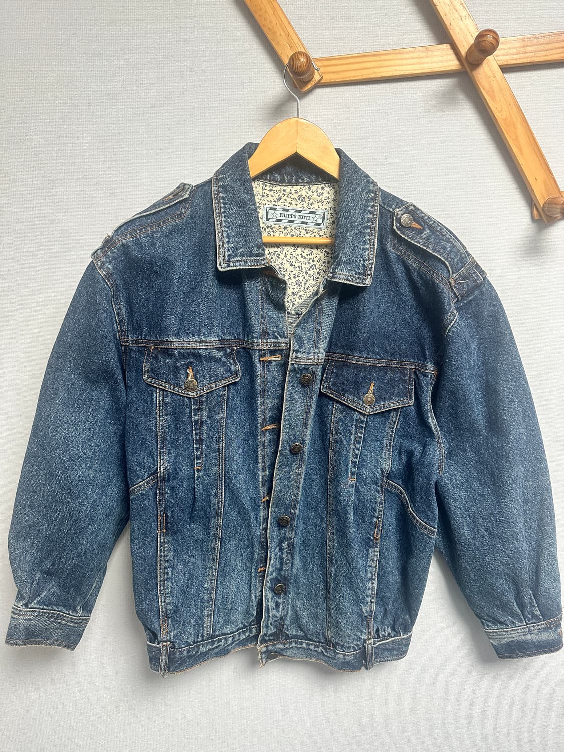 빈티지 데님 자켓 상품이미지1
