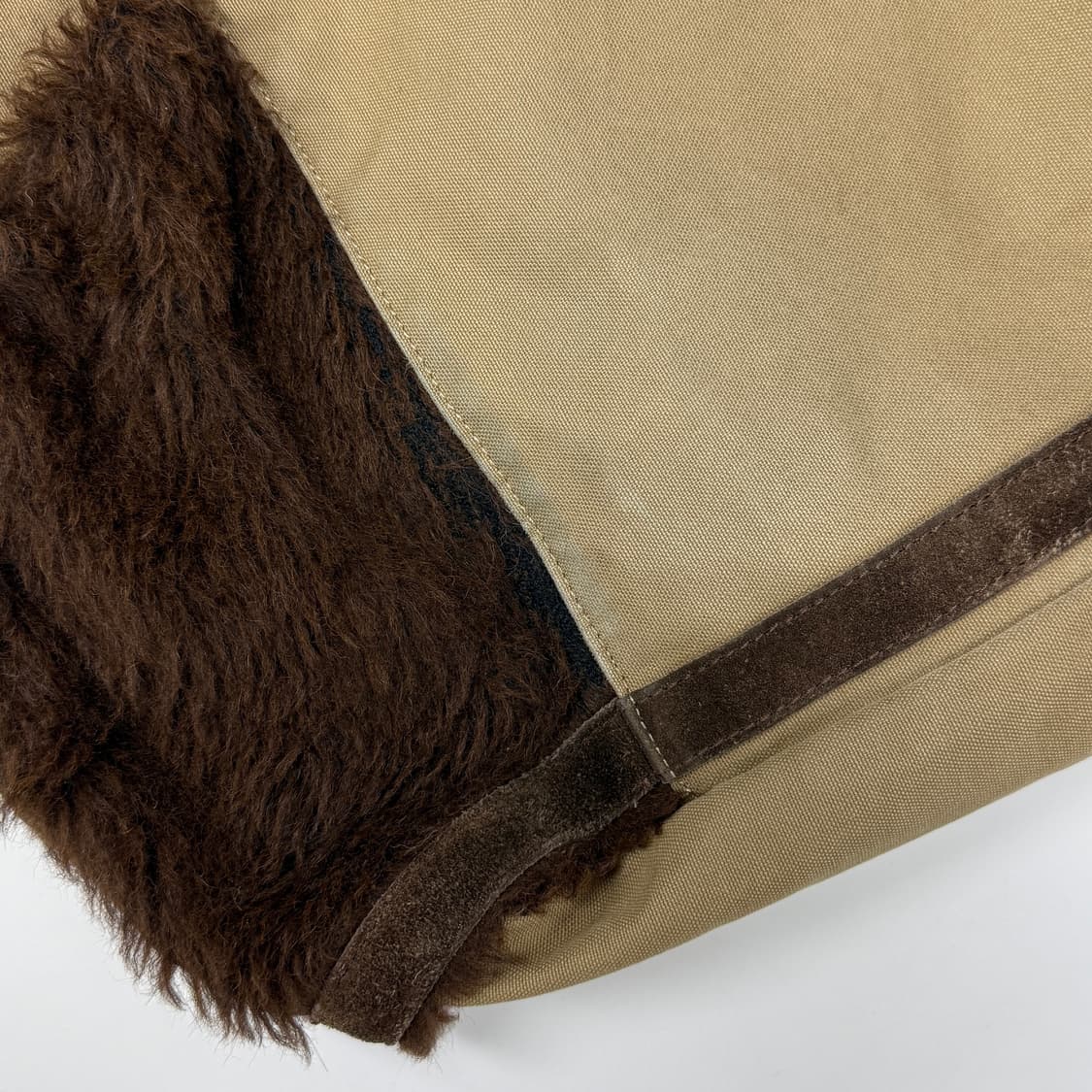 Zucca canvas fur trimmed bag 상품이미지4