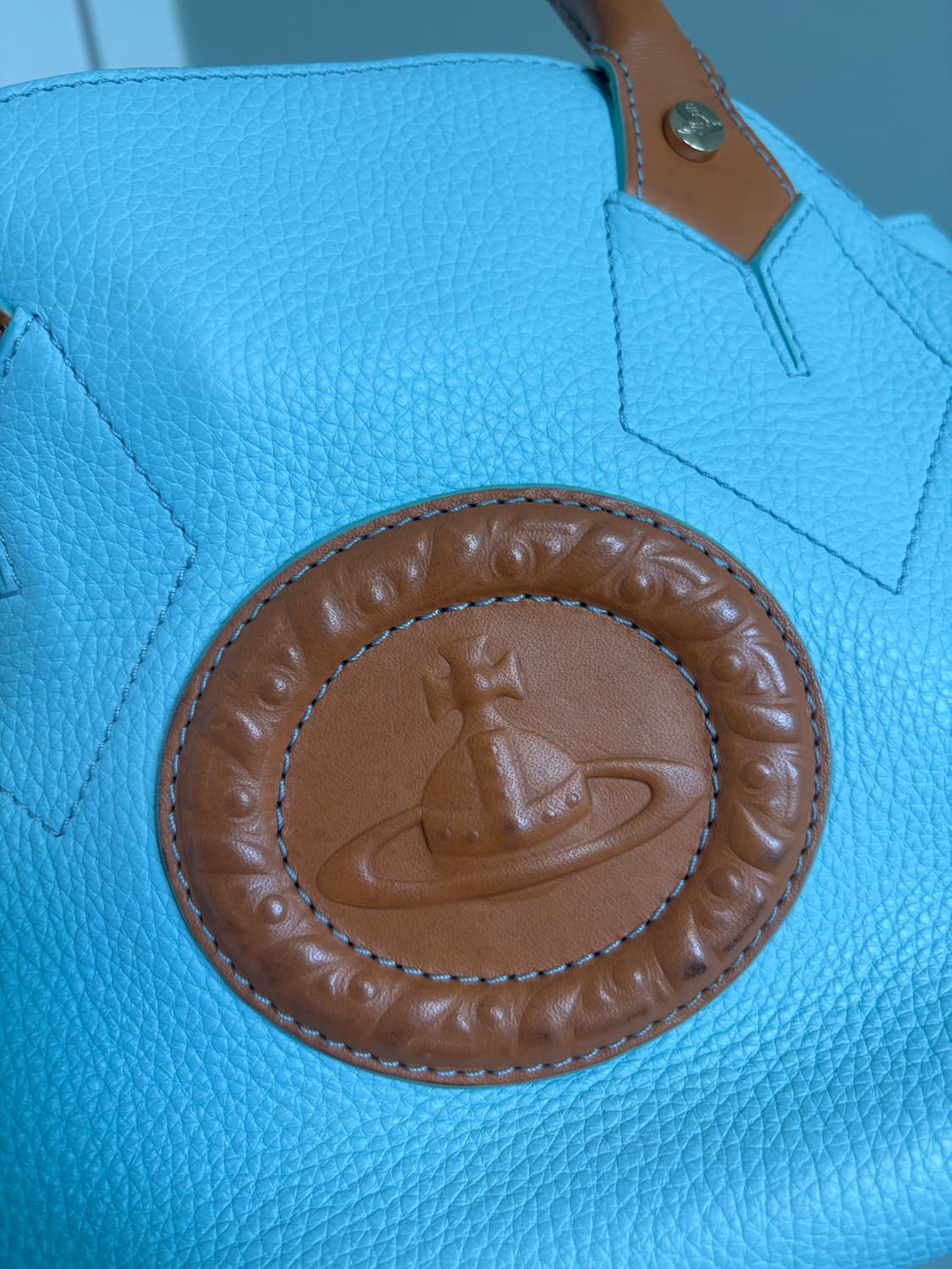 비비안웨스트우드 빈티지 민트 토트백 상품이미지4