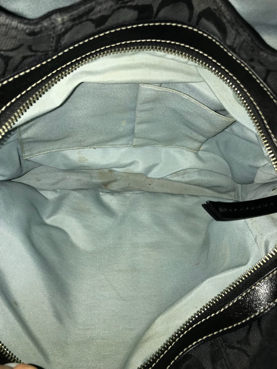 코치 빈티지 버클 숄더백 네이비 색상 상품이미지8