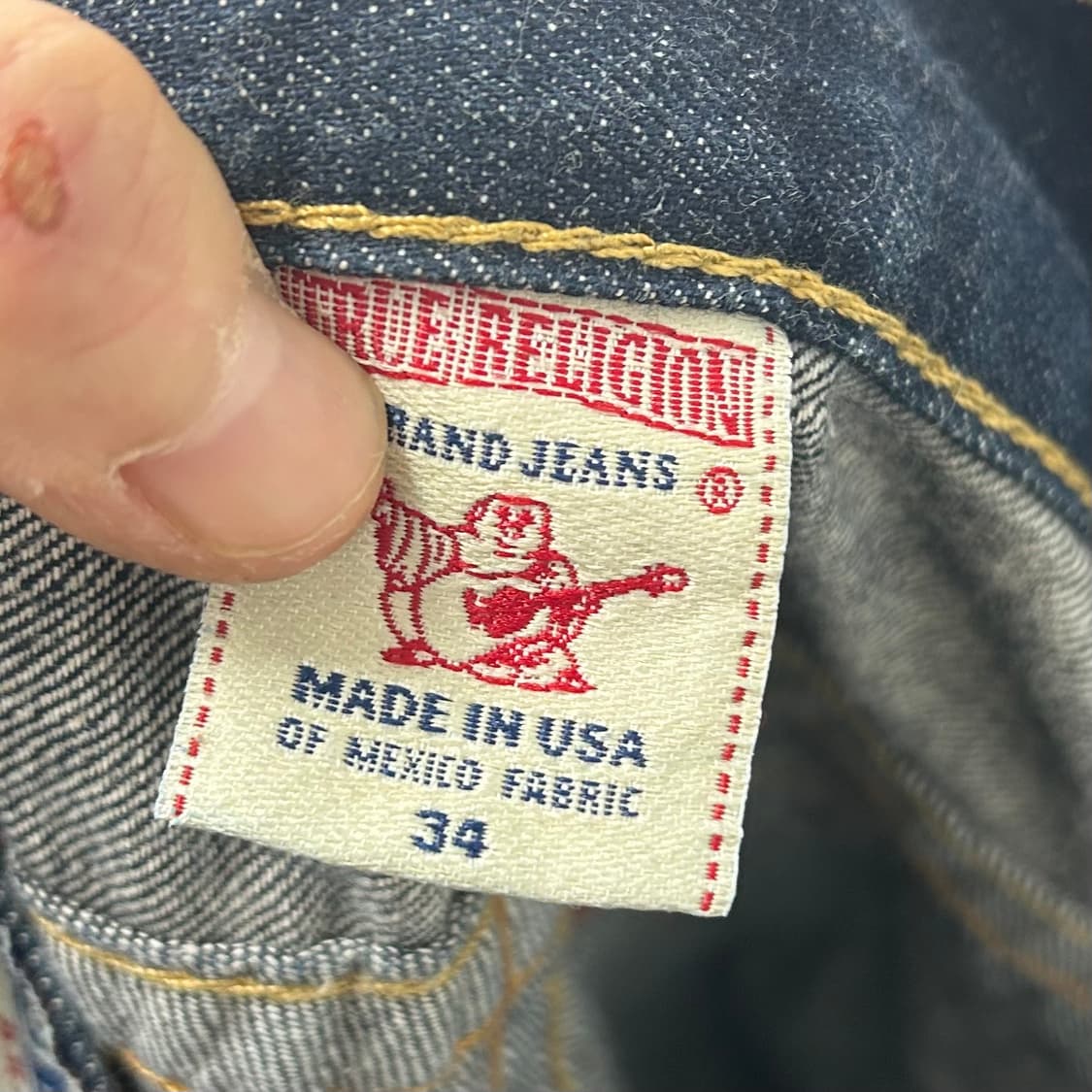 트루릴리전 월드투어 데님 팬츠 상품이미지8