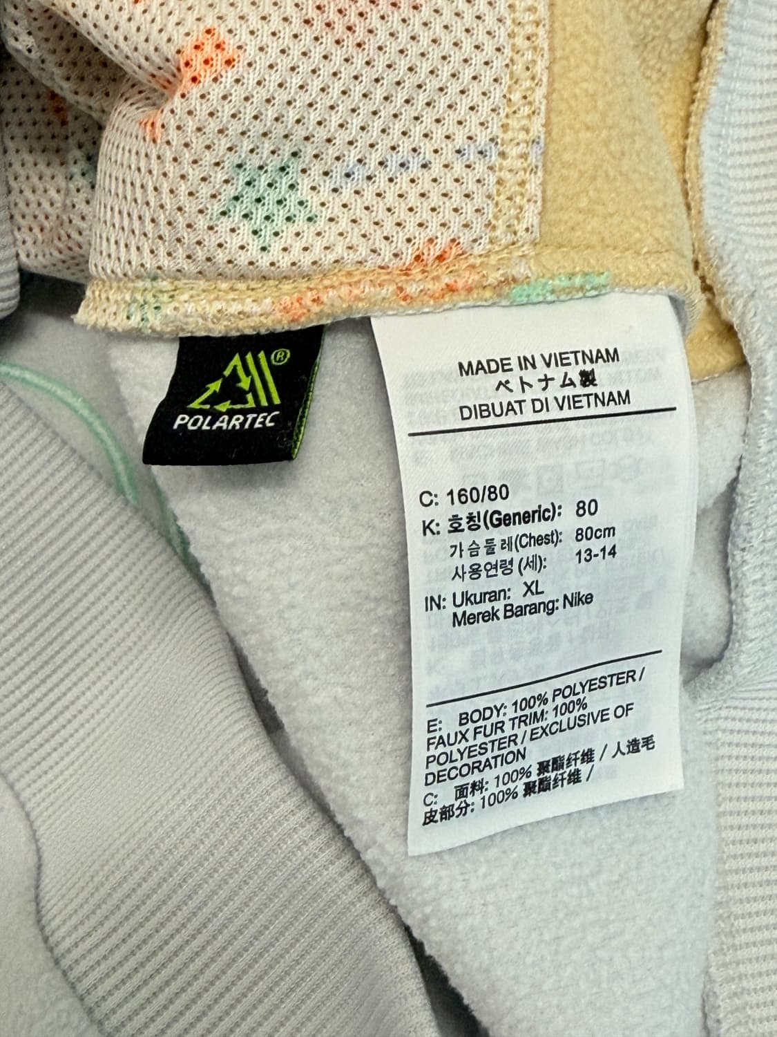 (XL) 나이키 키즈 ACG 아이콘 플리스 폴라텍 후디 상품이미지5