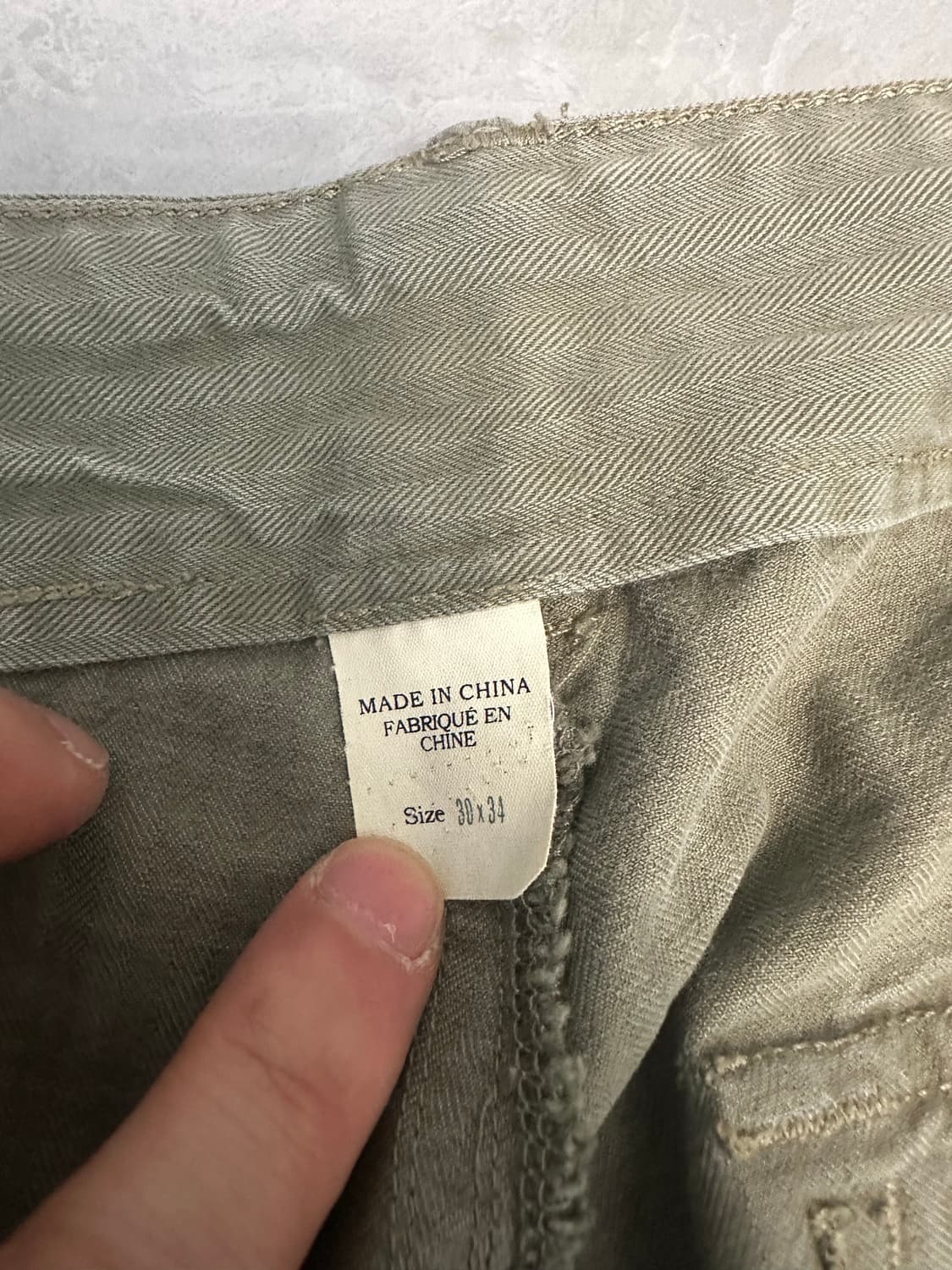 rrl 더블알엘 헤링본 퍼티그 팬츠 상품이미지5