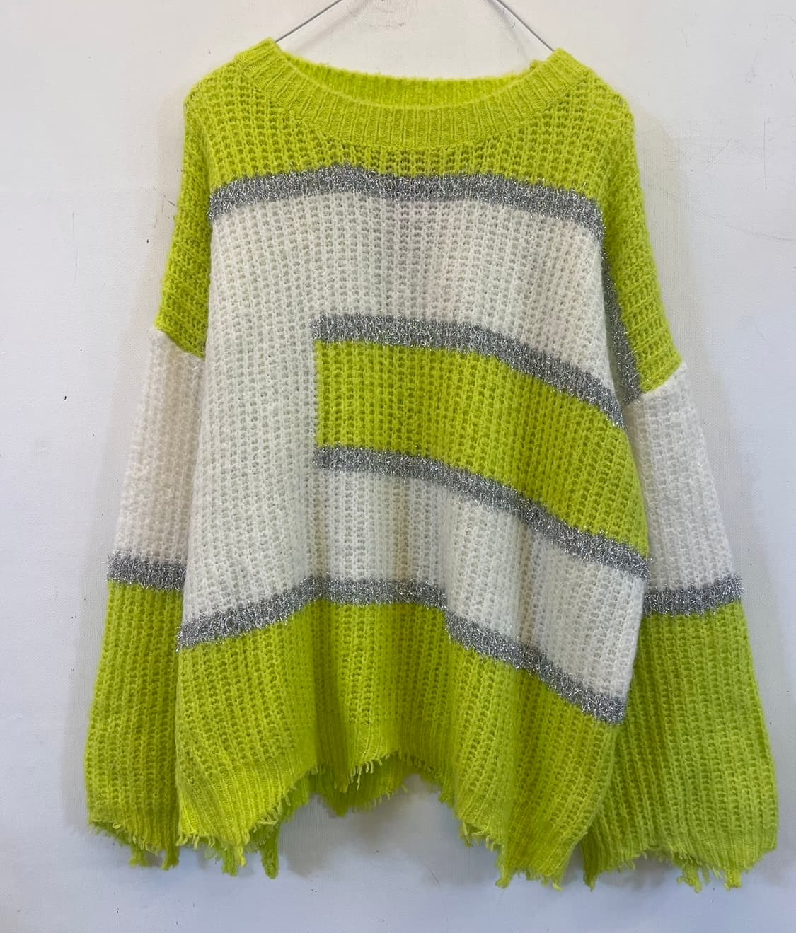 에고이스트 형광배색니트 연말룩데이트룩크리스마스룩 크리스마스니트 상품이미지1