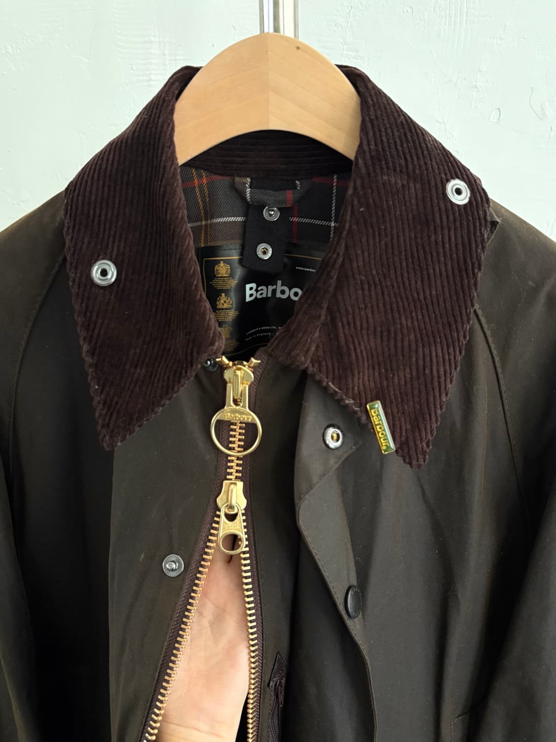 Barbour 바버 클래식 비데일 왁스 자켓 상품이미지3