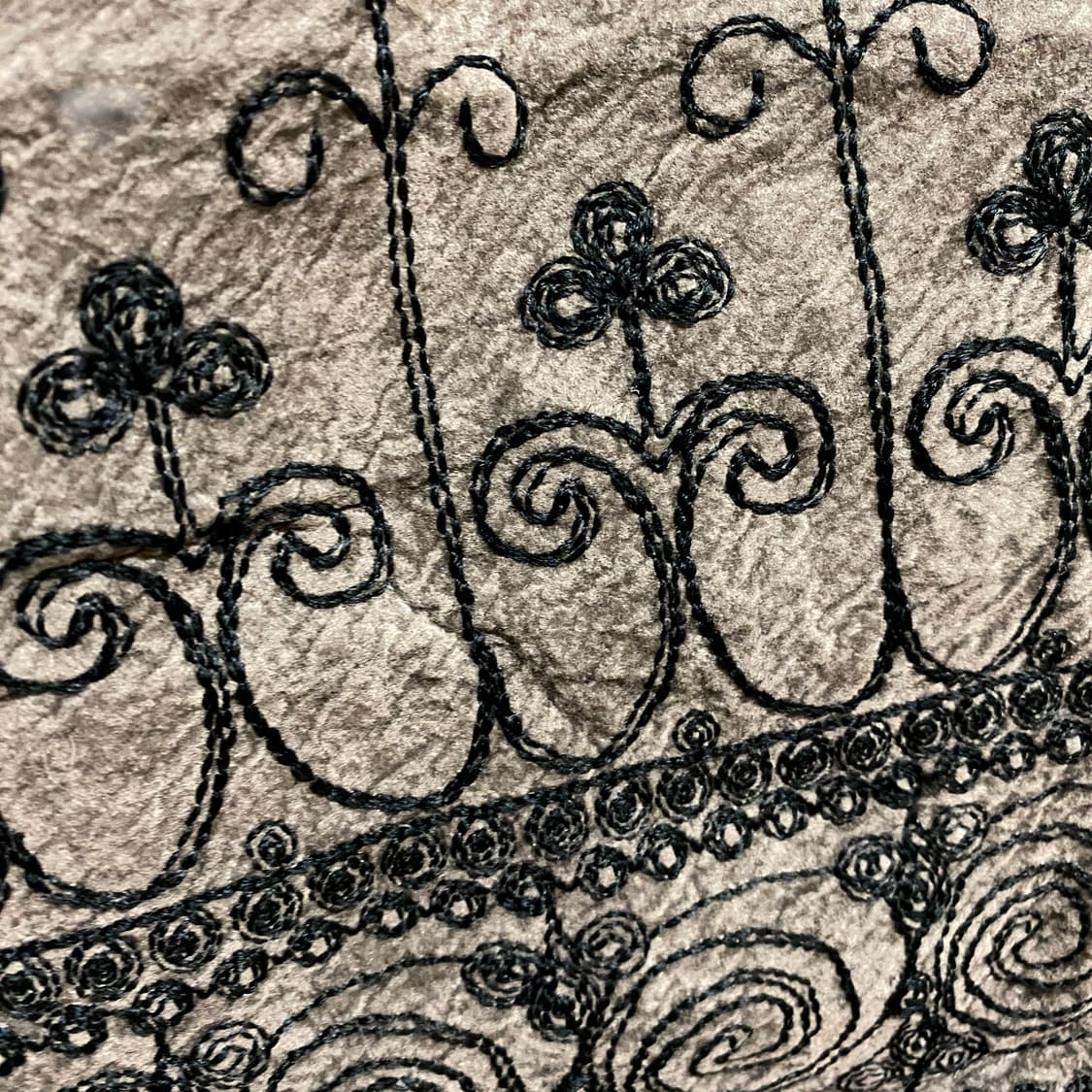 Brown stitch detail bootscut pants 상품이미지6