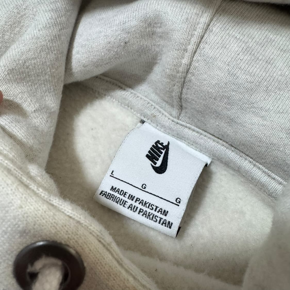 나이키 오버 라이트 그레이 후드티 상품이미지3