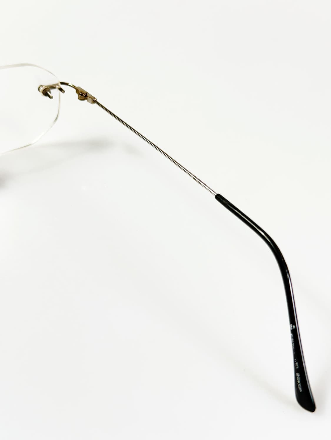 PARUIANO 실버 메탈 무테 스퀘어 빈티지 안경 상품이미지6