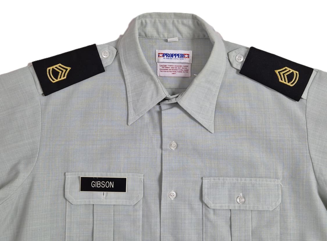 미군 구형 중사 정복 전투복 반팔 카라티 티셔츠 (XXL) 상품이미지5