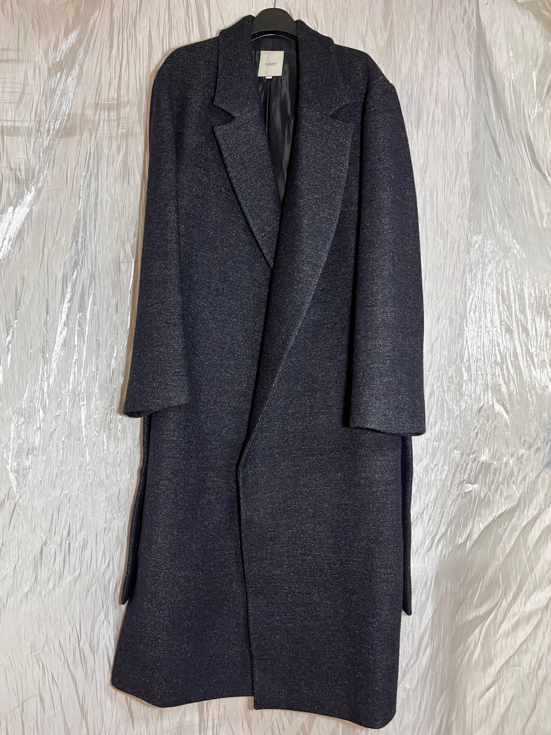 Coket 코켓 울 트윌 벨티드 코트 상품이미지2