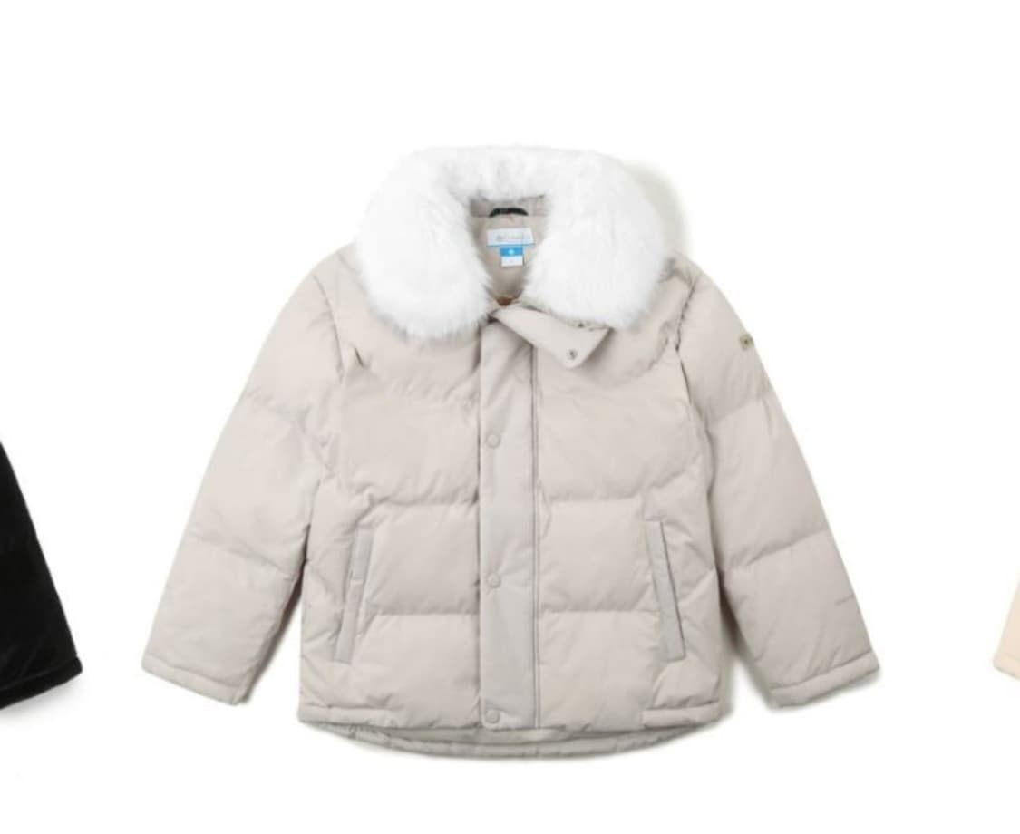 컬럼비아 여성 패딩 아이보리 (L) 상품이미지4