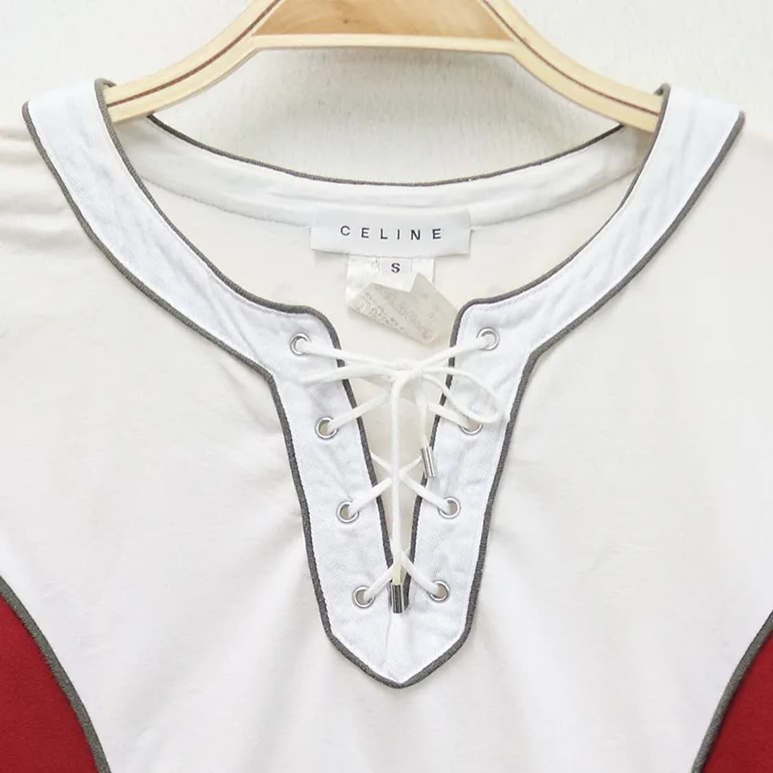 셀린느 배색 긴팔 티셔츠 61318 상품이미지3