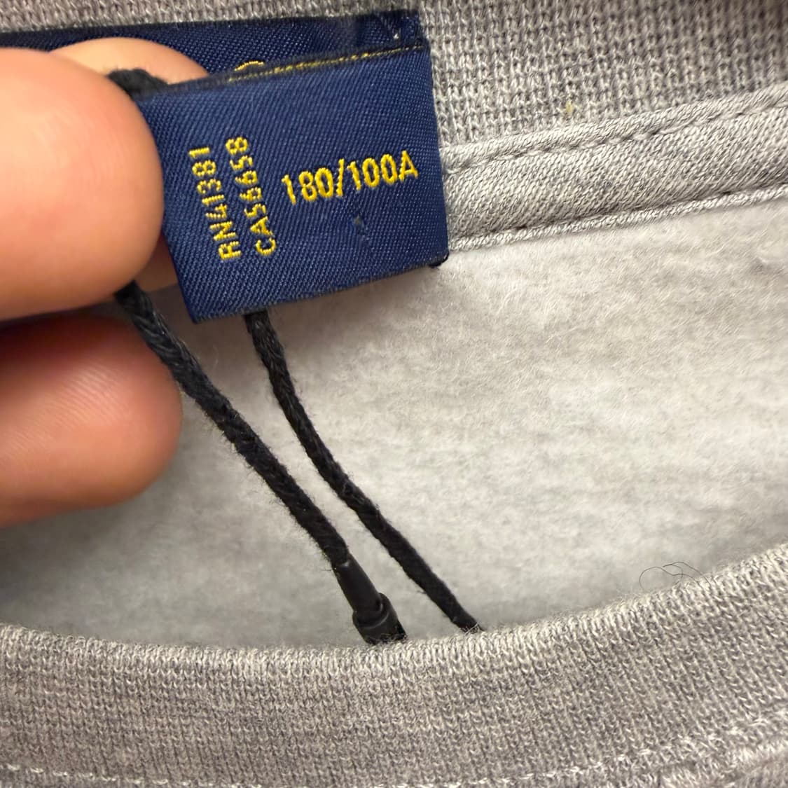 폴로 랄프 로렌 베어 그레이 스웻셔츠 L 상품이미지8