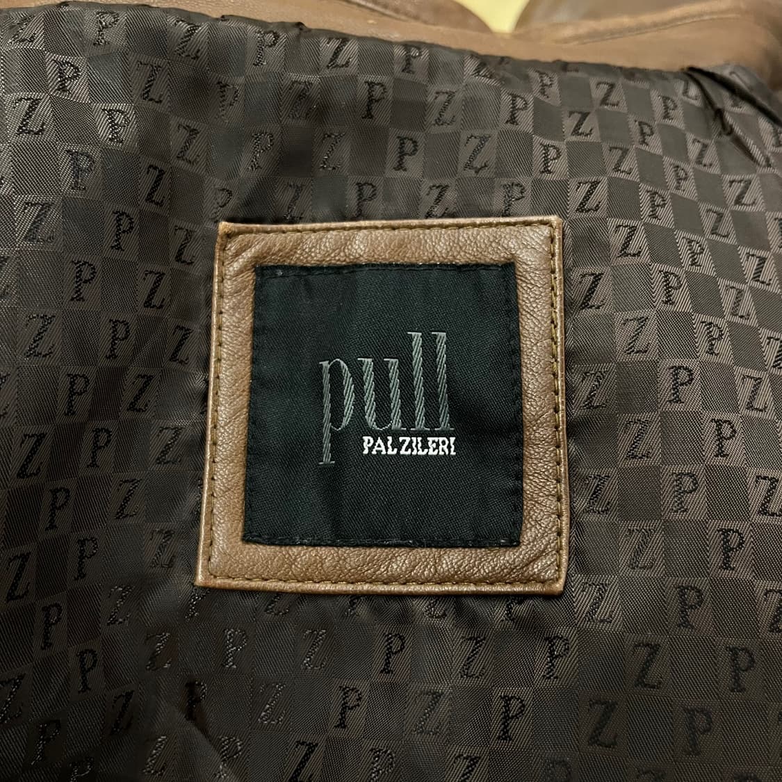 [정품/105] 빨질레리 브라운 양가죽 자켓 b19 상품이미지6