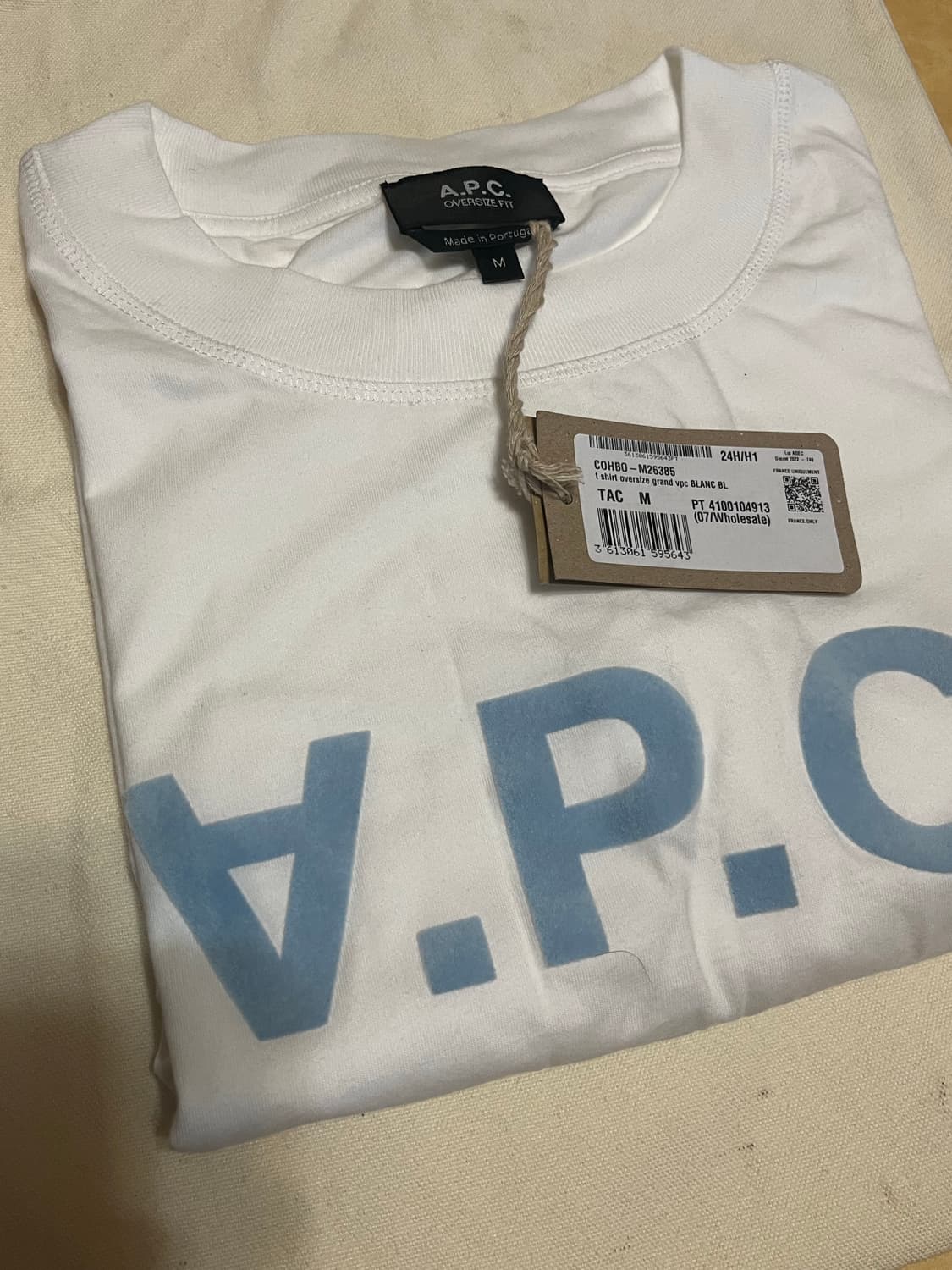 A.P.C. V.P.C. 로고 티셔츠 M 상품이미지3