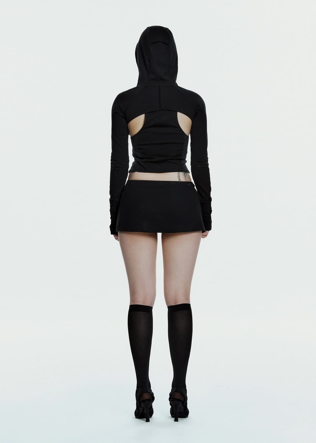 혜인서 Hooded Asymmetric Zip Top 상품이미지2