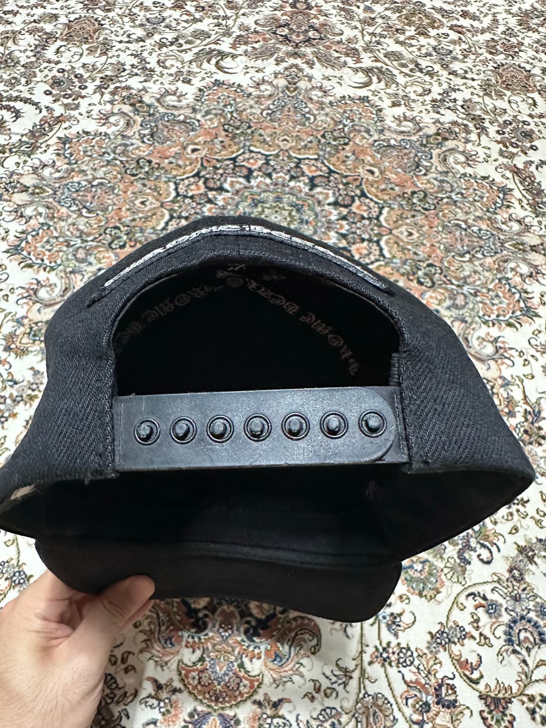 Chrome Hearts Horseshoe Cap Black 상품이미지4