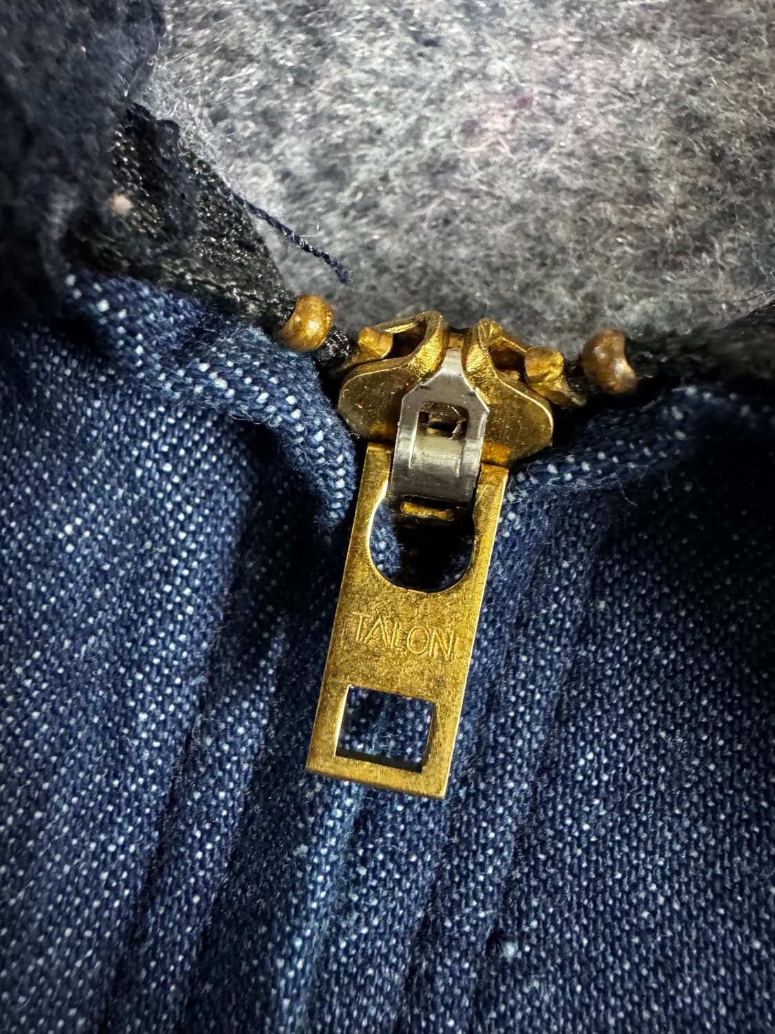 70s 랭글러 빅벤 데님 디트로이트 워크 자켓 48 상품이미지7