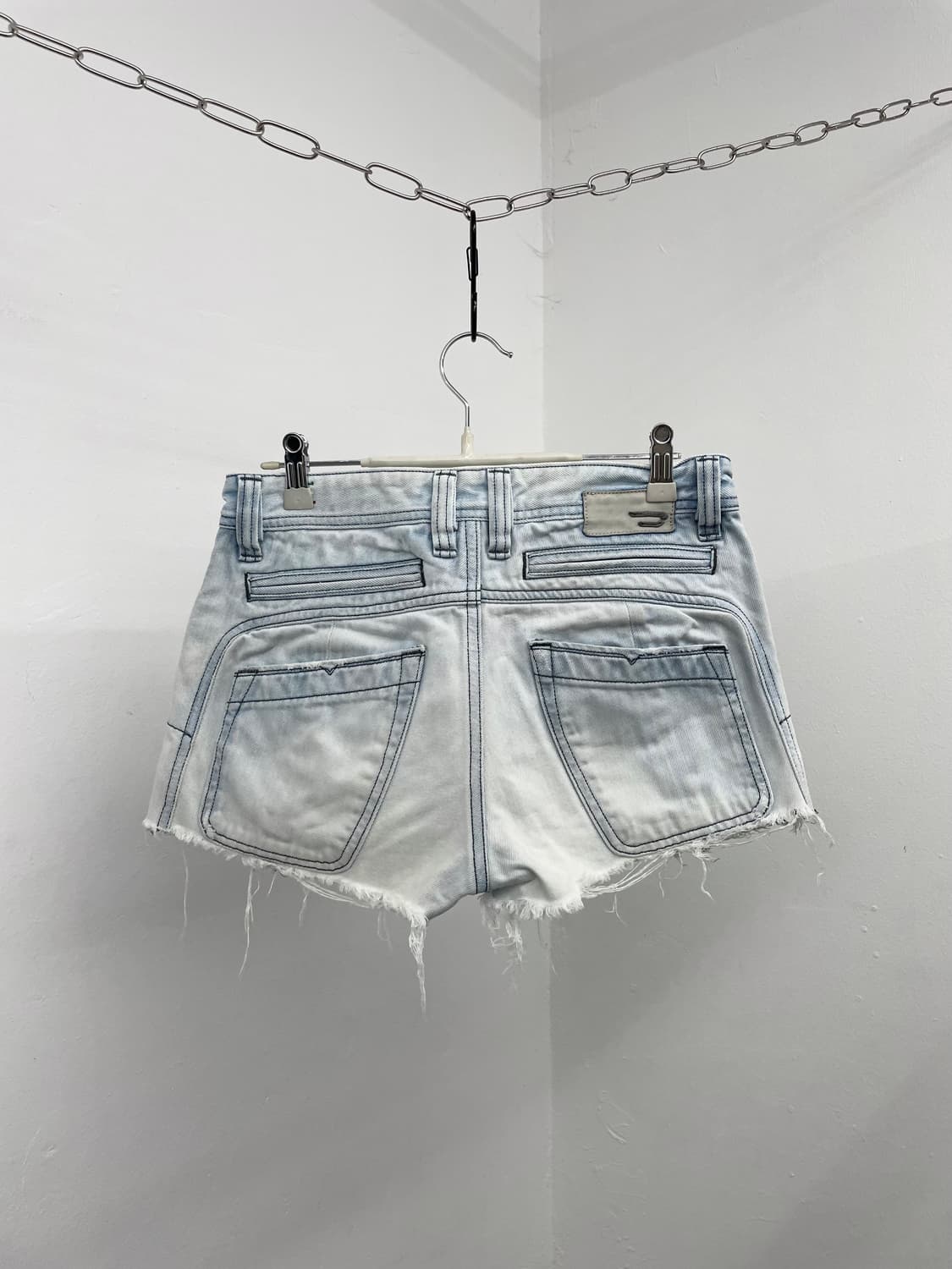 디젤 워싱 디스트로이드 숏츠*레어 상품이미지7