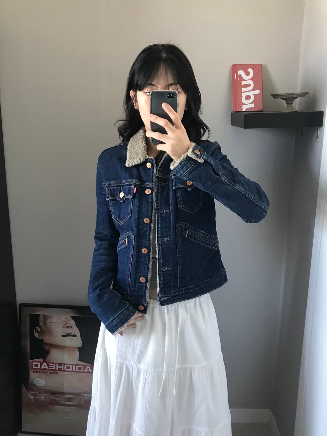 리바이스 진청 양털 쉐르파 자켓 상품이미지2