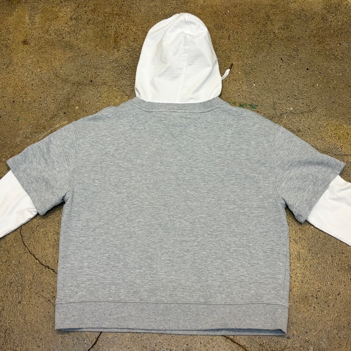 USA 타미진 레이어드 후드티 상품이미지7