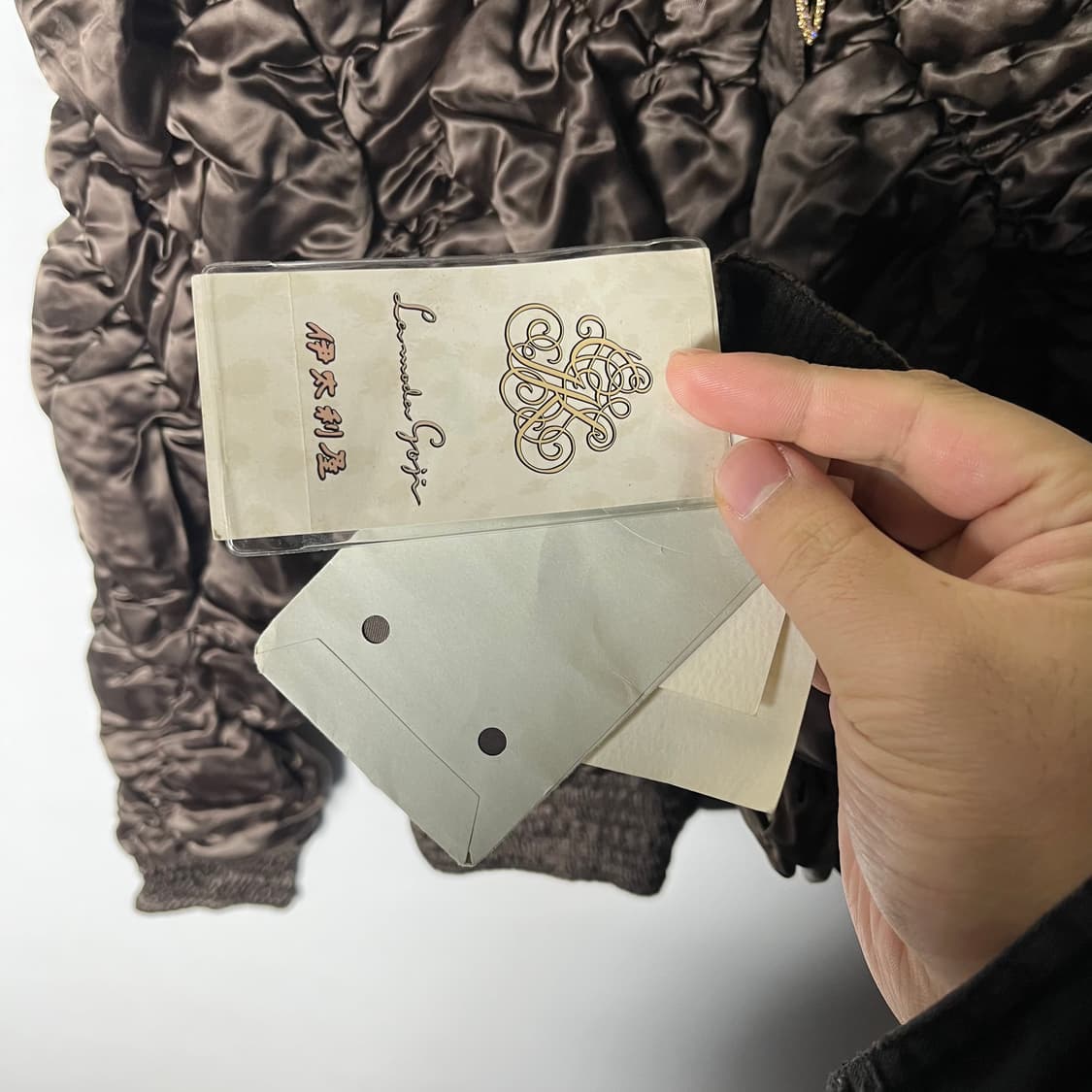 [GK] 지케이 재팬 레오파드 기하학 셔링 퀼트 자켓 상품이미지5