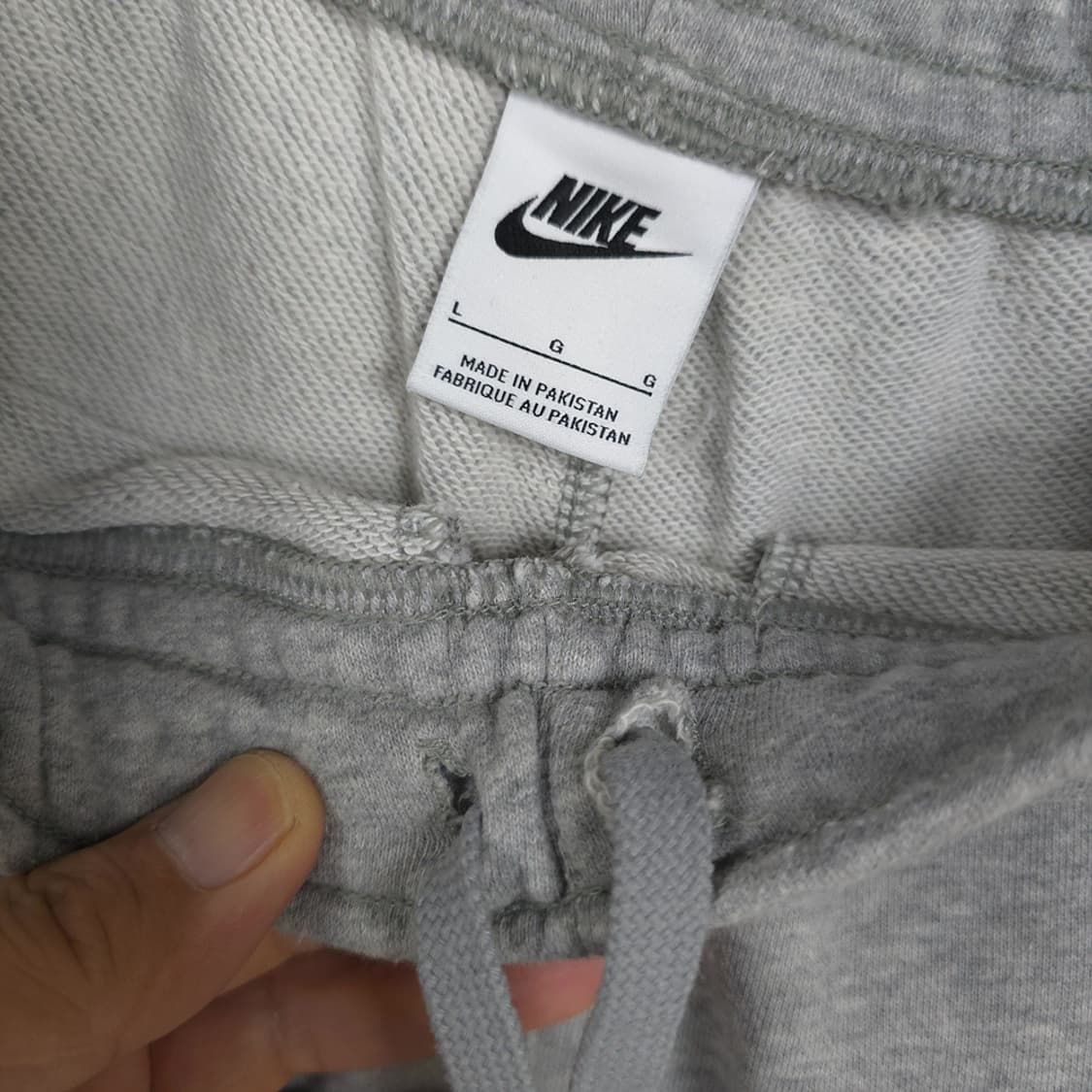 남성용 나이키 NIKE 그레이 멀티 로고 조거팬츠 L(85) 상품이미지8