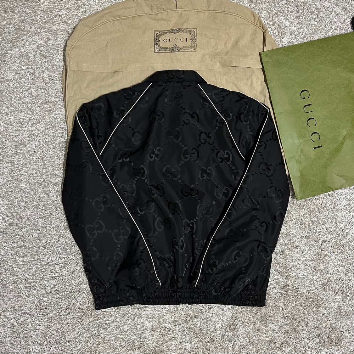 [정품] 구찌 GG 자카드 라인 하이엔드 자켓 Xl 풀구성품 상품이미지3