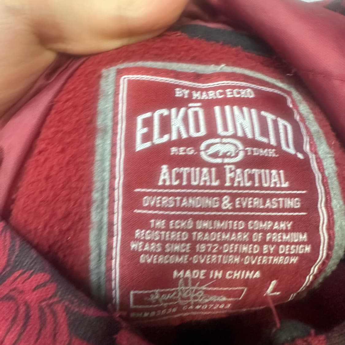 Ecko Unltd  스컬로고후드집업 L 상품이미지4
