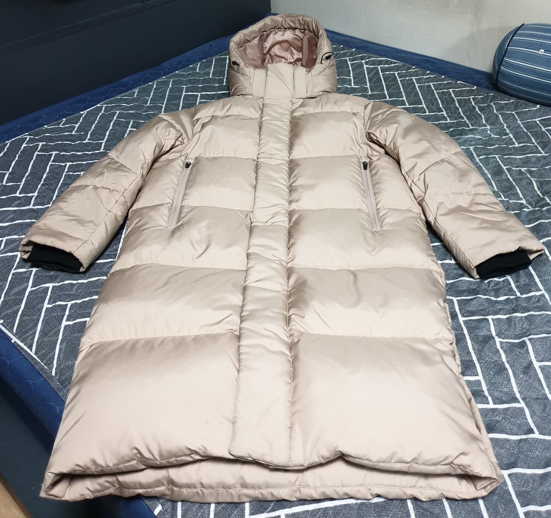 FRJ 오버사이즈 거위털 롱패딩 베이지 (95) 상품이미지1