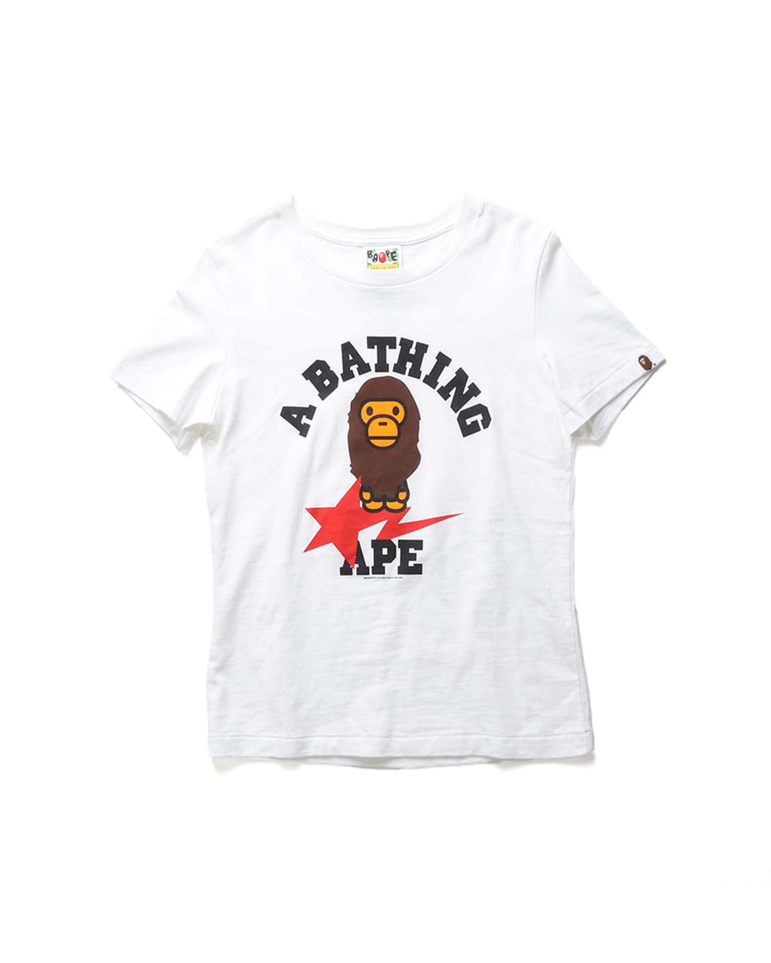 A BATHING APE Baby Milo Star Logo Tee 상품이미지2