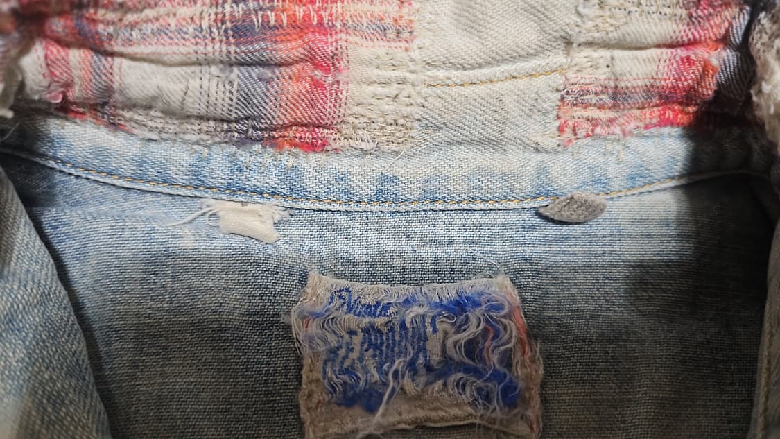 리바이스 LVC 1955 쏘우투스 데님 셔츠 S 상품이미지4