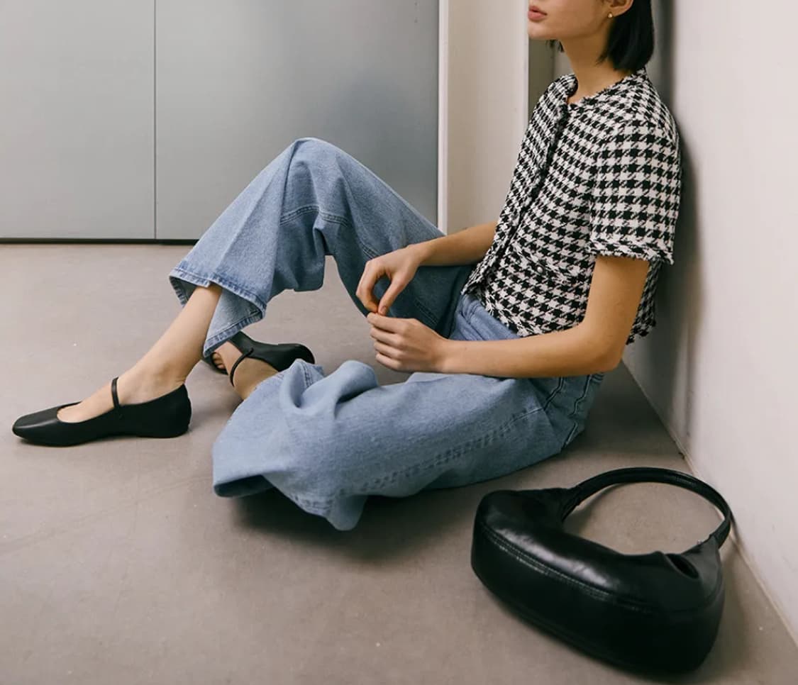 오뮤 MIU 체크 크롭 자켓 상품이미지4