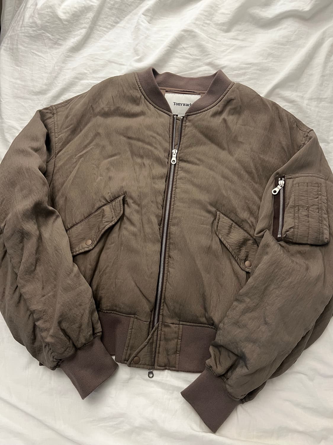 토니웩 실크 봄버 올리브 / XL (52) 상품이미지1