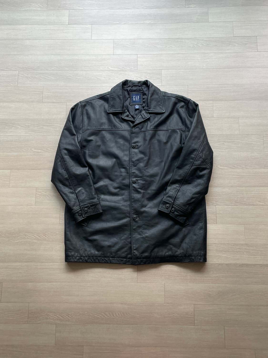 90s 올드갭 레더 카코트 gap carcoat 상품이미지1