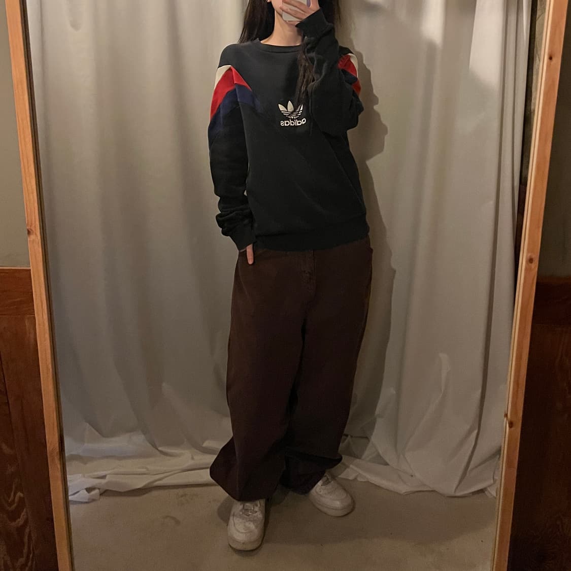 아디다스 맨투맨 블랙 상품이미지4