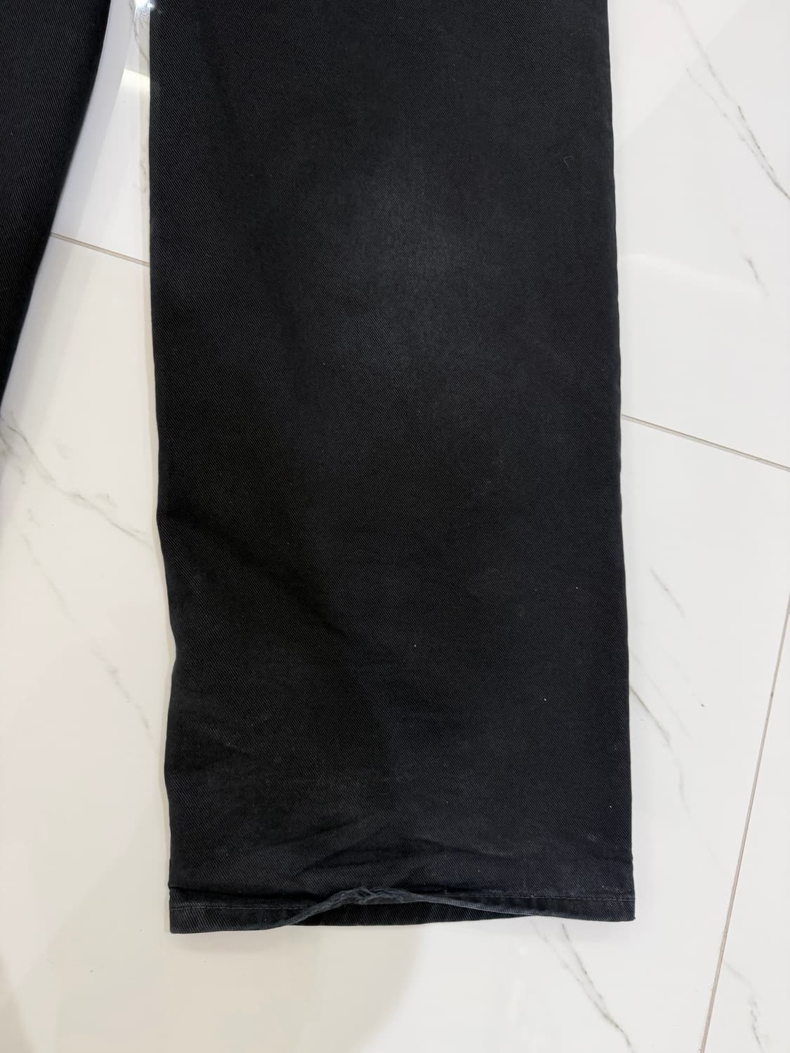 [S]발렌시아가 라지배기 데님팬츠 블랙 상품이미지6