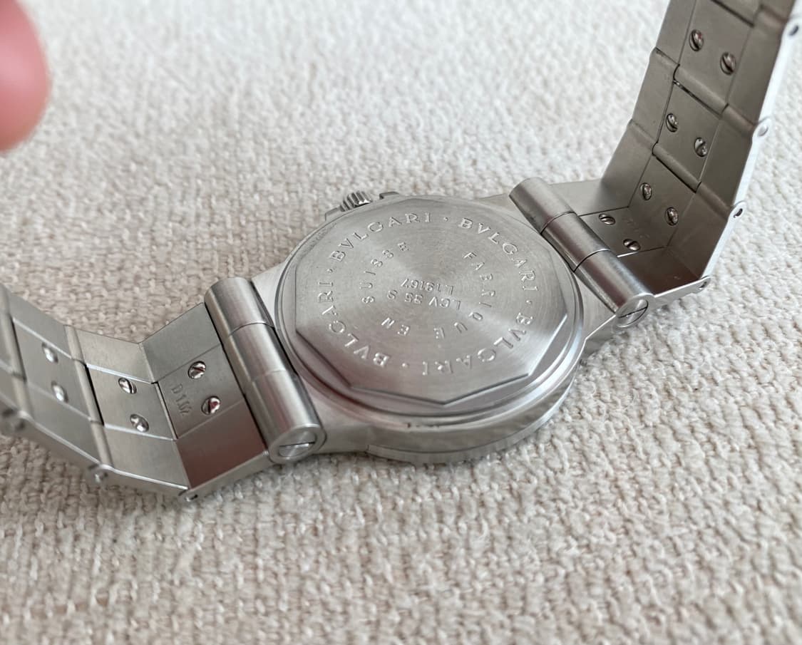 불가리 디아고노 LCV35 다이아 11P 남성용 35mm 미듐  오토메틱 상품이미지10