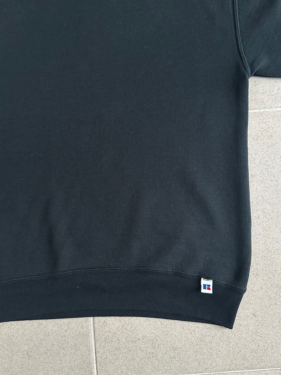 90s 빈티지 러셀 스웻셔츠 블랙 XL USA 상품이미지3