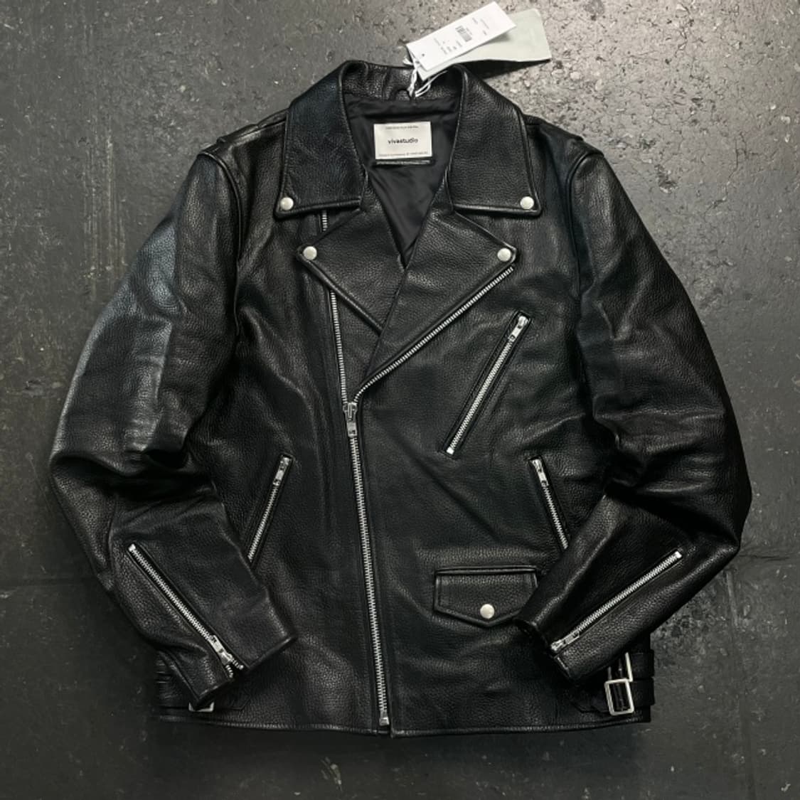 (새상품) 100 비바스튜디오 가죽자켓 라이더자켓 상품이미지1