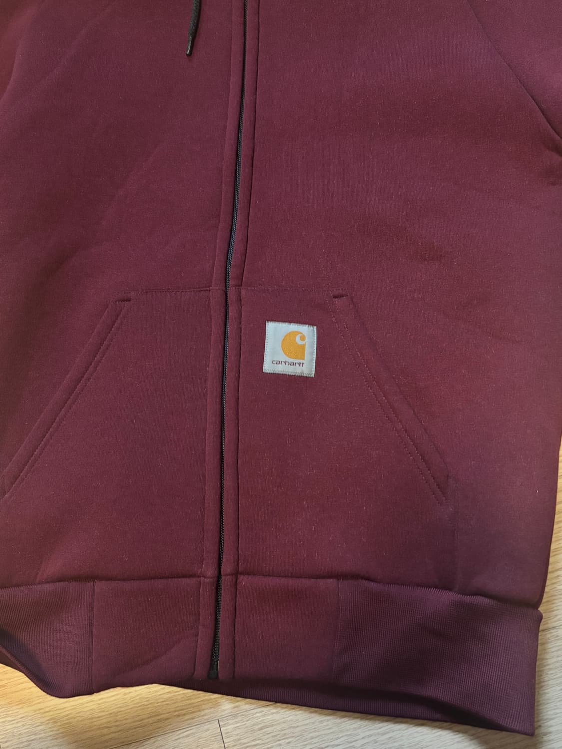 칼하트 버건디 집업 상품이미지4