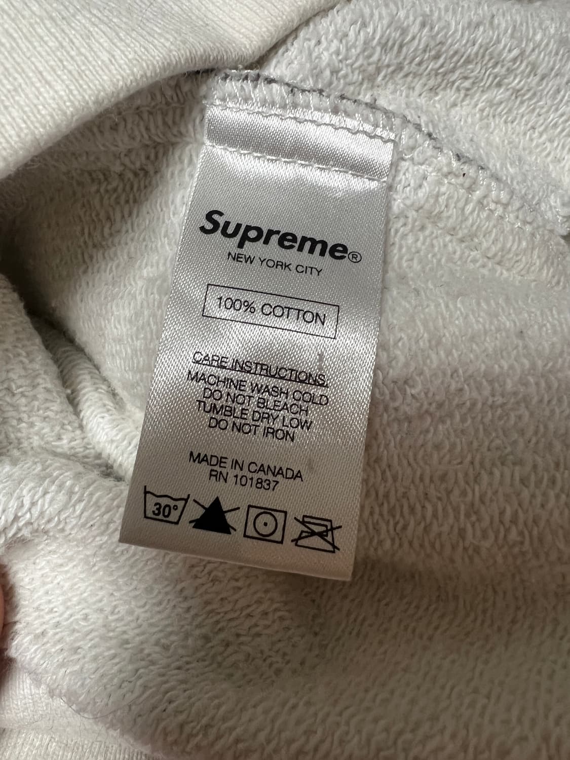 13fw 슈프림 만국기 카모 후드티 L 상품이미지5